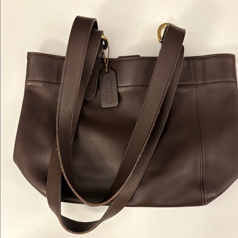 Coach Brown Leather Shoulder Bag